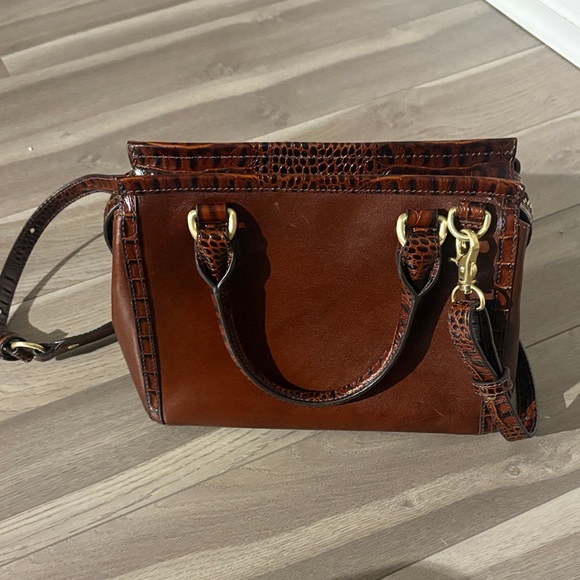 Brahmin Rich Brown Satchel/crossbody - Picture 4 of 14